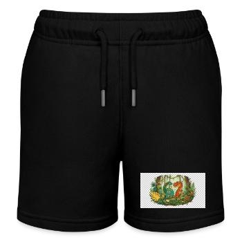 six seven - Kids Organic Sweat Shorts by Stanley/Stella - black - Front