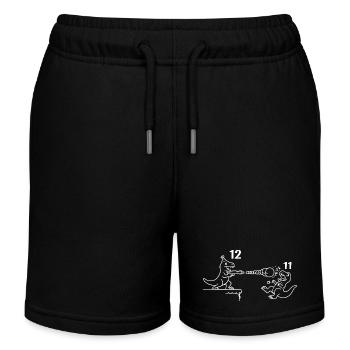12th Birthday Party 12 Birthday Boy Gift - Kinder Organic Joggingshorts Mini Bolter von Stanley/Stella - Schwarz - Vorne