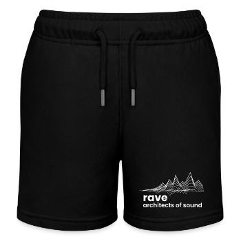 Rave Architects du Son - Short de jogging enfant bio Stanley/Stella - noir - Devant