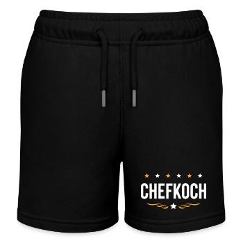 Chefkoch Kochen - Kinder Organic Joggingshorts Mini Bolter von Stanley/Stella - Schwarz - Vorne