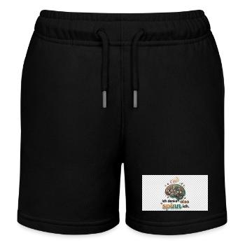 Ich denke also spinn ich Gehirnwerk - Kinder Organic Joggingshorts Mini Bolter von Stanley/Stella - Schwarz - Vorne
