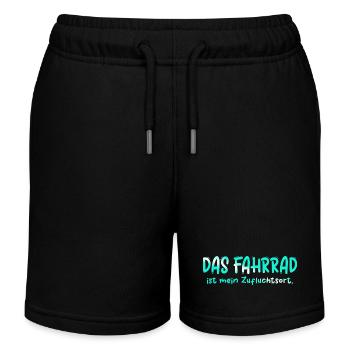 Fahrrad Fahrräder Fahrrad Fahrrad Fahrrad Biker MTB 14 - Kinder Organic Joggingshorts Mini Bolter von Stanley/Stella - Schwarz - Vorne