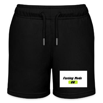 FASTEN - Kinder Organic Joggingshorts Mini Bolter von Stanley/Stella - Schwarz - Vorne