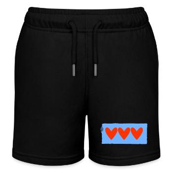 PAAR. ICH HABE GERADE GEHEIRATET. Junggesellinnenabschied. VALENTINSTAG. MARIES - Kinder Organic Joggingshorts Mini Bolter von Stanley/Stella - Schwarz - Vorne