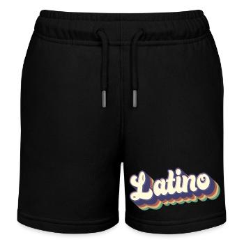Latino - Fiers Mexicains Espagnols Hispaniques Racines Hommes - Short de jogging enfant bio Stanley/Stella - noir - Devant
