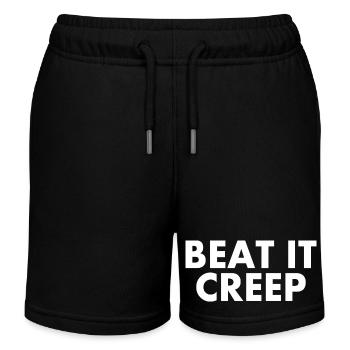 Beat it creep - Short de jogging enfant bio Stanley/Stella - noir - Devant