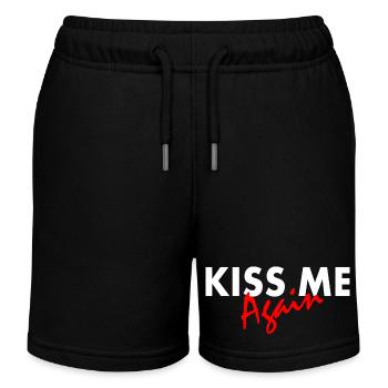 Kiss me again - Kinder Organic Joggingshorts Mini Bolter von Stanley/Stella - Schwarz - Vorne
