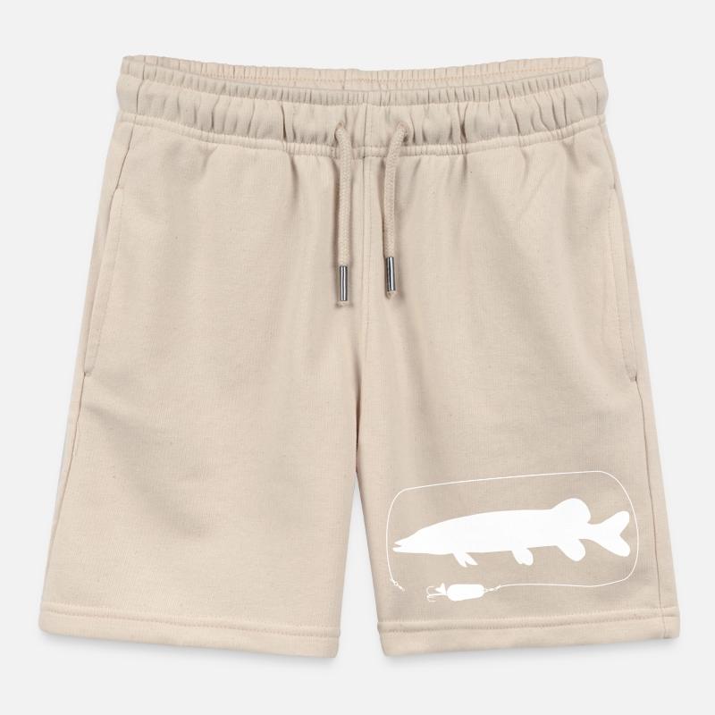 Hecht mit Löffelblinker Kinder Organic Joggingshorts Mini Bolter von Stanley/Stella