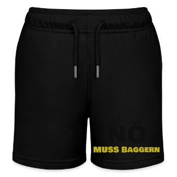 Personne n’a besoin de creuser - Short de jogging enfant bio Stanley/Stella - noir - Devant