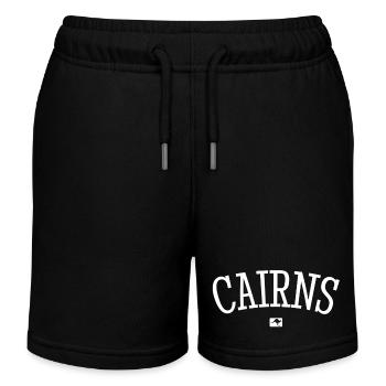 Cairns Australia Down Under Kangaroo Koala Outback - Kinder Organic Joggingshorts Mini Bolter von Stanley/Stella - Schwarz - Vorne