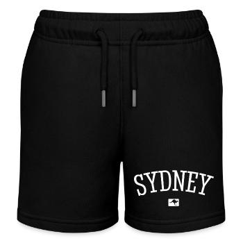 Sydney Australia Down Under Kangaroo Koala Outback - Kinder Organic Joggingshorts Mini Bolter von Stanley/Stella - Schwarz - Vorne