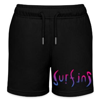 Surf - Short de jogging enfant bio Stanley/Stella - noir - Devant