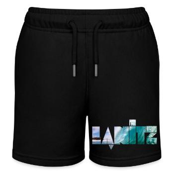 Lanitz Tube - Short de jogging enfant bio Stanley/Stella - noir - Devant