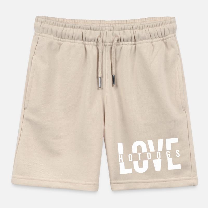 Love Hotdogs Fast Food Statement Kinder Organic Joggingshorts Mini Bolter von Stanley/Stella