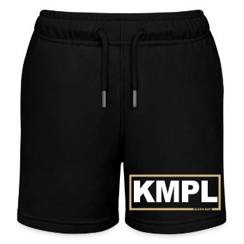 KMPL - Mon pote gold - Short de jogging enfant bio Stanley/Stella - noir - Devant