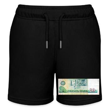 20 mark der ddr - Short de jogging enfant bio Stanley/Stella - noir - Devant