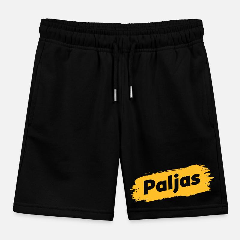Paljas - Dialecte anversois Short de jogging enfant bio Stanley/Stella