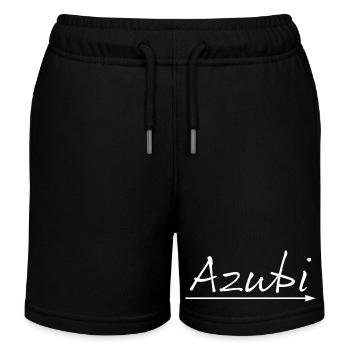 Design Azubi arrow weiss - Kinder Organic Joggingshorts Mini Bolter von Stanley/Stella - Schwarz - Vorne