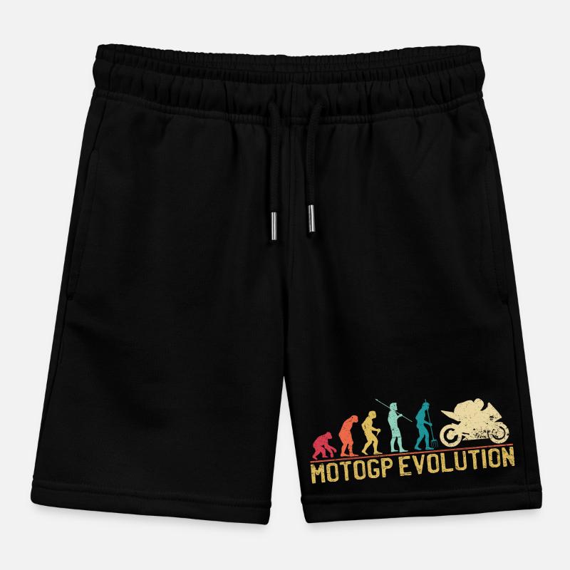 Conception de la silhouette Motocross Evolution Short de jogging enfant bio Stanley/Stella