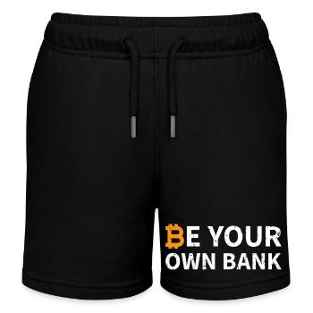 Soyez votre propre banque Bitcoin - Short de jogging enfant bio Stanley/Stella - noir - Devant