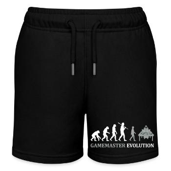 Gamemaster Evolution – Conception de jeux de rôle sur table - Short de jogging enfant bio Stanley/Stella - noir - Devant