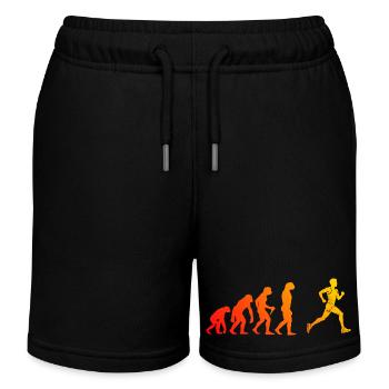 Idée de cadeau de course pour les amateurs de course - Short de jogging enfant bio Stanley/Stella - noir - Devant
