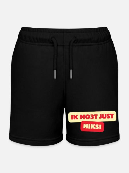 Je n’ai rien - Short de jogging enfant bio Stanley/Stella - noir