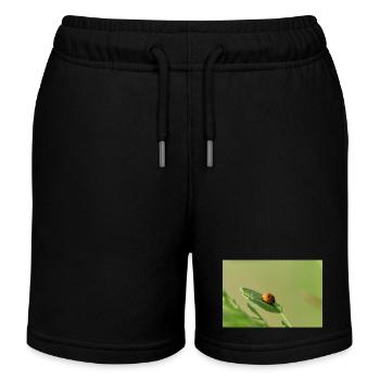 Coccinelle Coléoptère May Beetle - Short de jogging enfant bio Stanley/Stella - noir - Devant