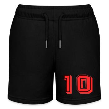 10 JAHRE. 10-jähriges JUBILÄUM. JUBILÄUM 10 JAHRE. 10 - Kinder Organic Joggingshorts Mini Bolter von Stanley/Stella - Schwarz - Vorne