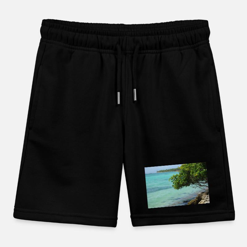 VACANCES. VIVE LES VACANCES. VACANCES. MER Short de jogging enfant bio Stanley/Stella