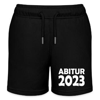 Abitur 2023 - Kinder Organic Joggingshorts Mini Bolter von Stanley/Stella - Schwarz - Vorne