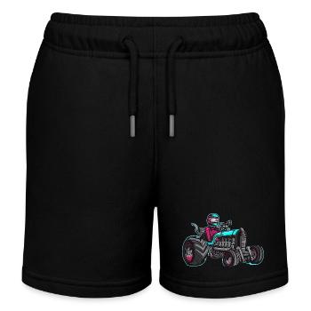 Tracteur Tuning Racing Graffity Style - Short de jogging enfant bio Stanley/Stella - noir - Devant