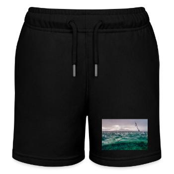 Waterdrop - Kids Organic Sweat Shorts by Stanley/Stella - black - Front