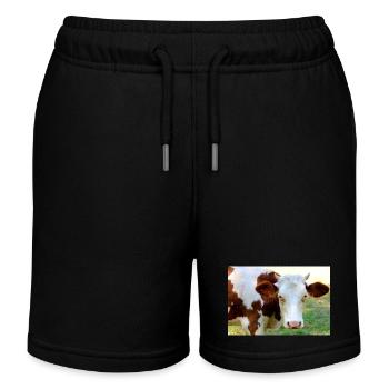 Affiche de vache - Short de jogging enfant bio Stanley/Stella - noir - Devant