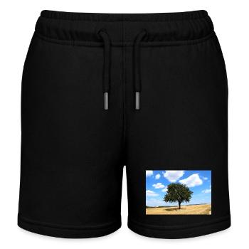 Tree, Environment, Nature - Kids Organic Sweat Shorts by Stanley/Stella - black - Front