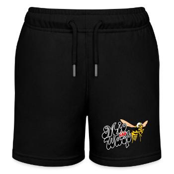 Mio die Wespe m - Kinder Organic Joggingshorts Mini Bolter von Stanley/Stella - Schwarz - Vorne
