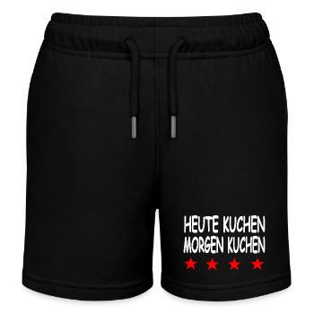 Kuchen - Kinder Organic Joggingshorts Mini Bolter von Stanley/Stella - Schwarz - Vorne