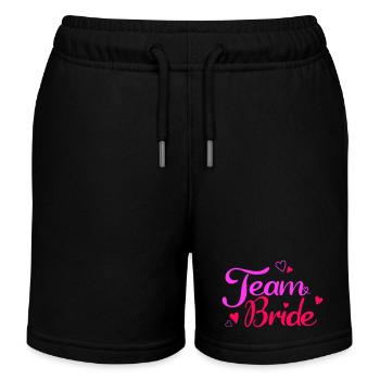 Team Bride - Kinder Organic Joggingshorts Mini Bolter von Stanley/Stella - Schwarz - Vorne