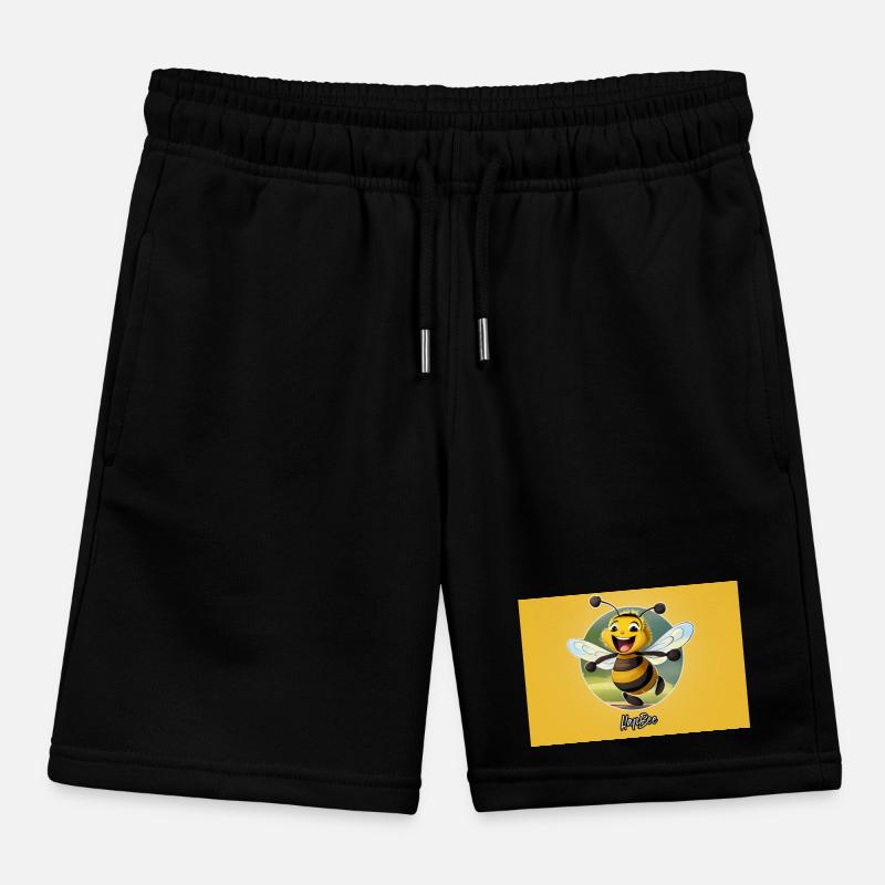 Pun ambiguous expression – HapBee (Happy Bee) Kids Organic Sweat Shorts by Stanley/Stella