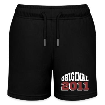 Original 2011 - Kids Organic Sweat Shorts by Stanley/Stella - black - Front