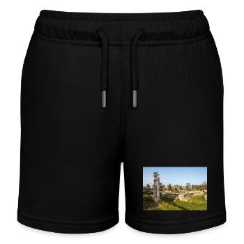 Ruinen der antiken Agora von Kos in Kos-Stadt Kos - Kinder Organic Joggingshorts Mini Bolter von Stanley/Stella - Schwarz - Vorne