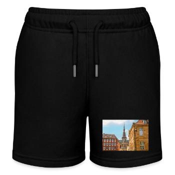 Église Sainte-Marie (Marienkirche) Osnabrück - Short de jogging enfant bio Stanley/Stella - noir - Devant