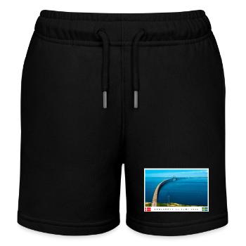 Rêve de tunnel dano-suédois et fête à Bro - Short de jogging enfant bio Stanley/Stella - noir - Devant