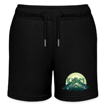 Kulm du Wächter in der Zeit - Kids Organic Sweat Shorts by Stanley/Stella - black - Front