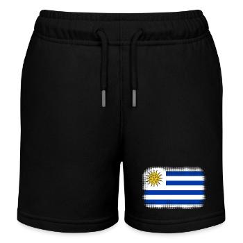 Cadeau pour l’Uruguay - Short de jogging enfant bio Stanley/Stella - noir - Devant