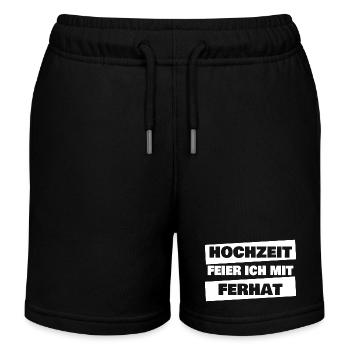 Cadeau pour Ferhat - Short de jogging enfant bio Stanley/Stella - noir - Devant