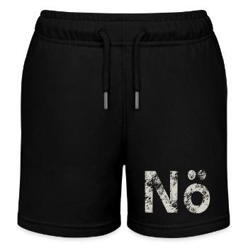 Non - Short de jogging enfant bio Stanley/Stella - noir - Devant
