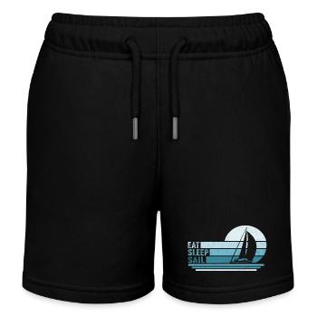Manger Dormir Naviguer - Short de jogging enfant bio Stanley/Stella - noir - Devant