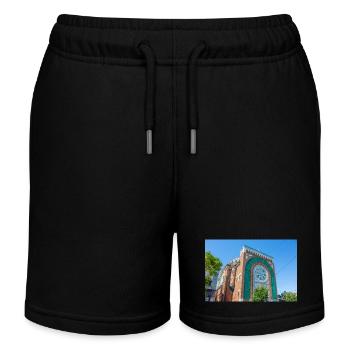 Kirche St. Michael und St. Anthony Montréal - Kinder Organic Joggingshorts Mini Bolter von Stanley/Stella - Schwarz - Vorne