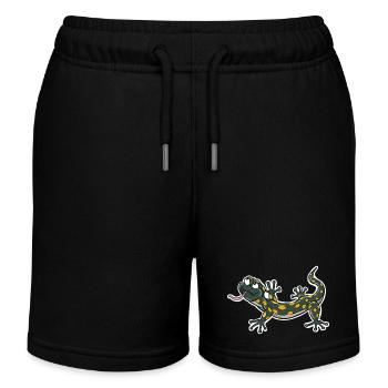 Lézard grimpeur - Short de jogging enfant bio Stanley/Stella - noir - Devant